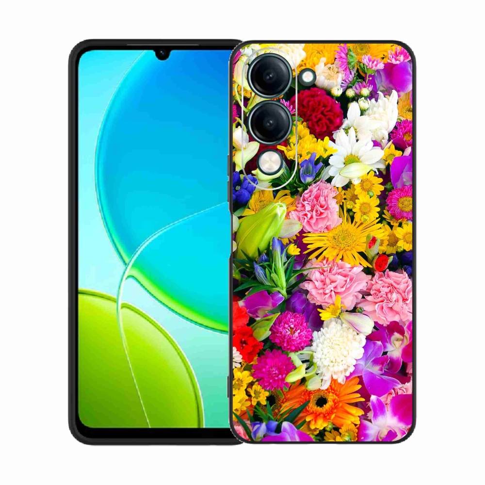 Gélový kryt mmCase na Vivo Y29s 5G - kvety 12
