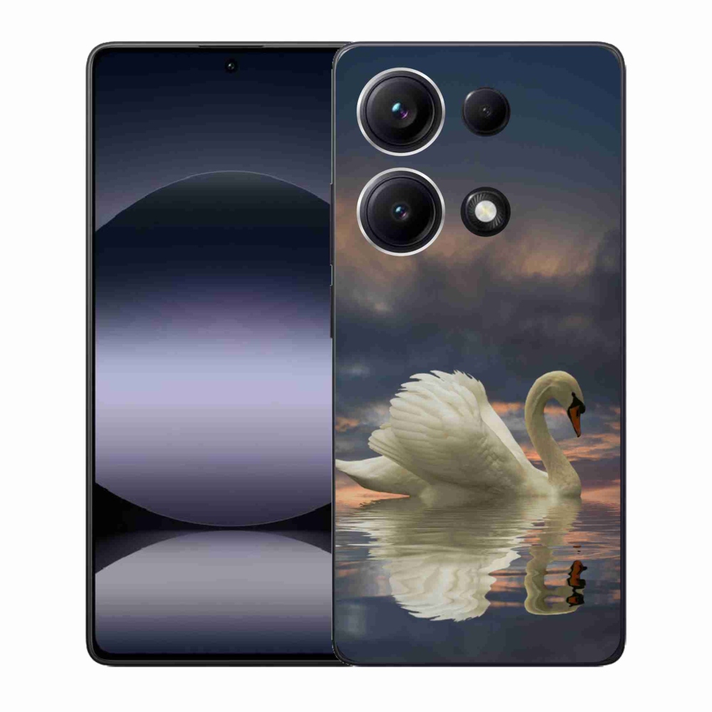 Gélový kryt mmCase na Xiaomi Redmi Note 14S - labuť