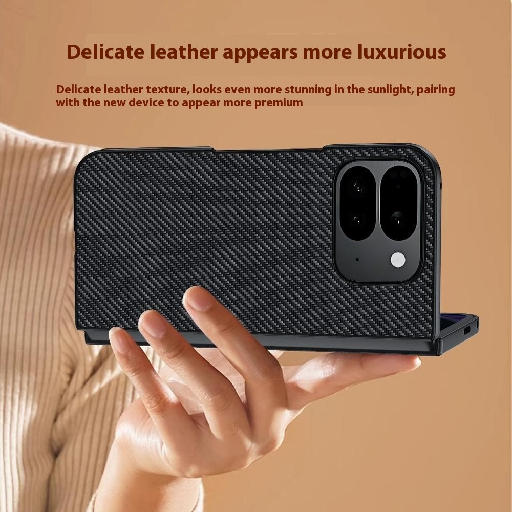 Carbone plastový kryt na mobil Google Pixel 10 Pro Fold - čierny