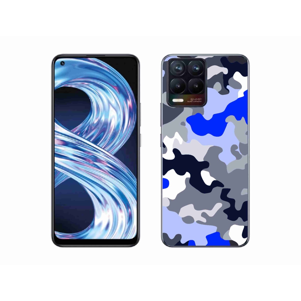 Gélový kryt mmCase na Realme 8 Pro - maskáčový vzor 8