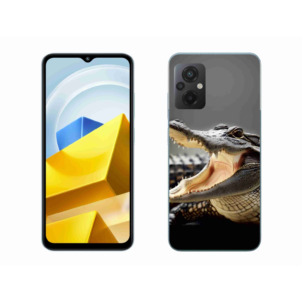 Gélový kryt mmCase na Xiaomi Poco M5 4G - krokodíl