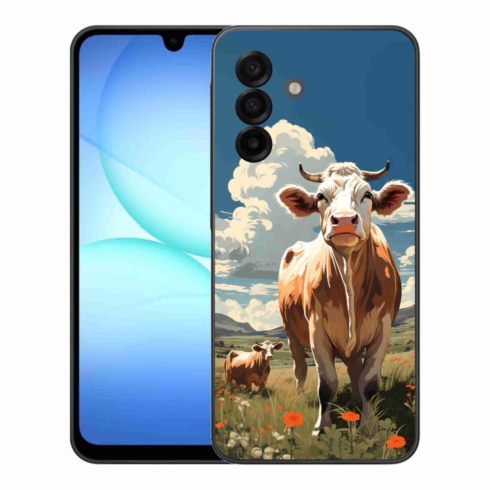 Gélový kryt mmCase na Samsung Galaxy A17 5G - kravy na lúke