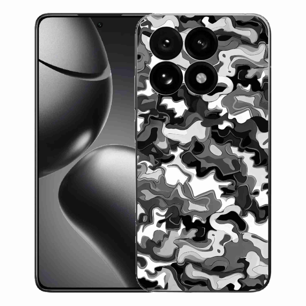 Gélový kryt mmCase na Xiaomi 15T - maskáčový vzor 3