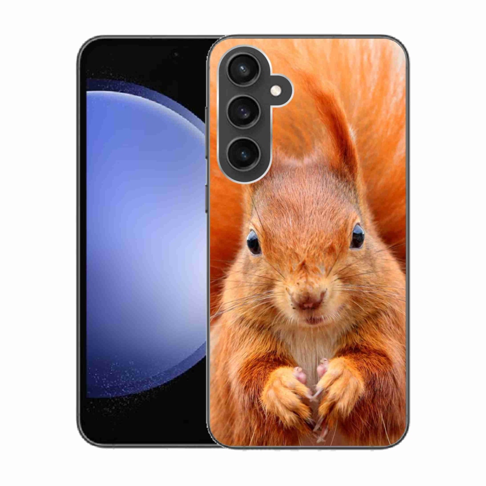 Gélový kryt mmCase na Samsung Galaxy S23 FE - veverička