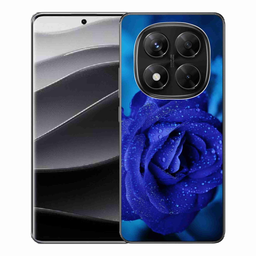 Gélový kryt mmCase na Xiaomi Redmi Note 14 Pro 5G/Poco X7 5G - modrá ruža