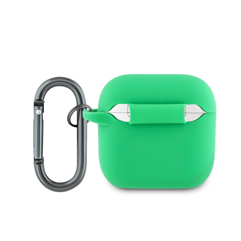 Lacoste Liquid Silicone Croc Logo Case pre AirPods 4 Green