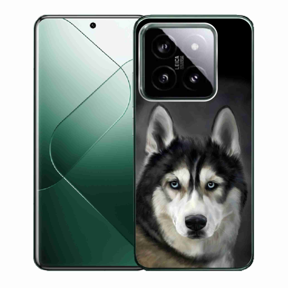 Gélový obal mmCase na Xiaomi 14 - husky