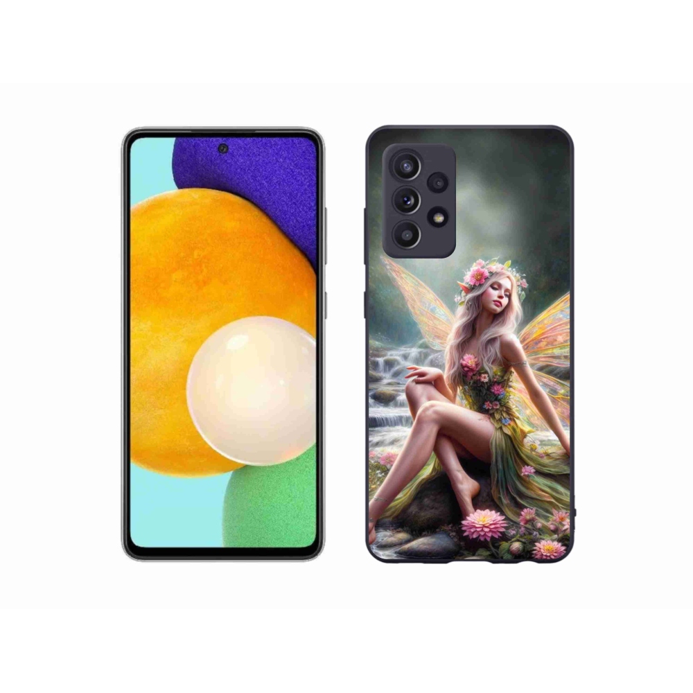 Gélový kryt mmCase na Samsung Galaxy A52s 5G - motýlia žena 1