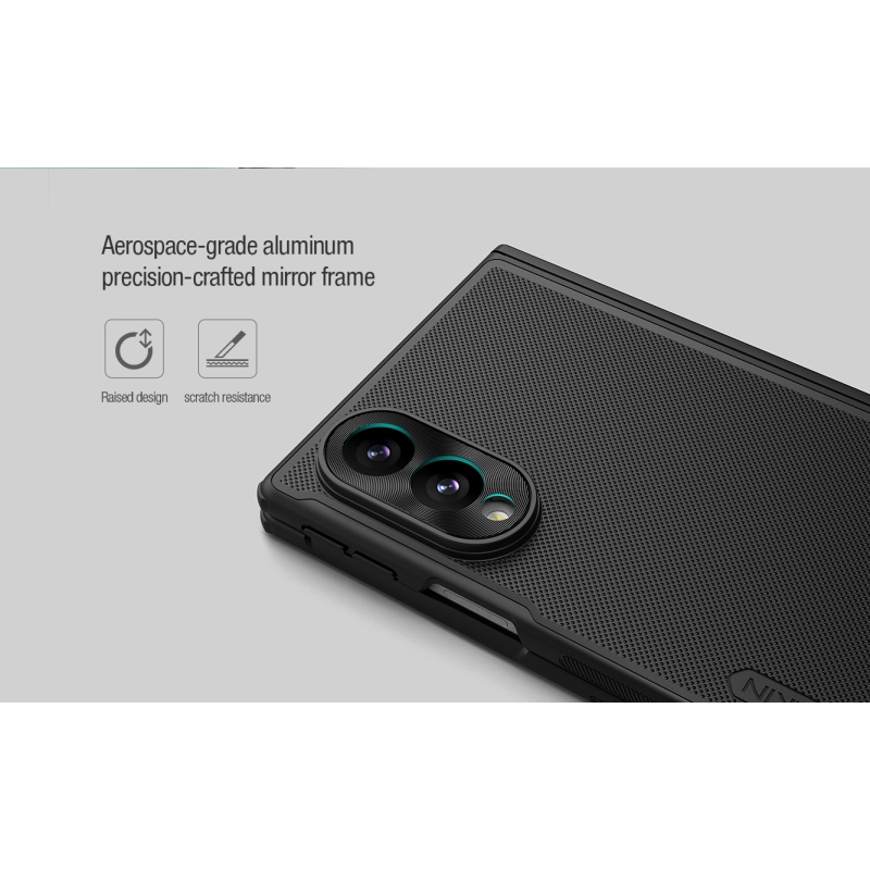 Nillkin Super Frosted FOLD Magnetic zadný kryt pre Samsung Galaxy Z Fold 8, čierny