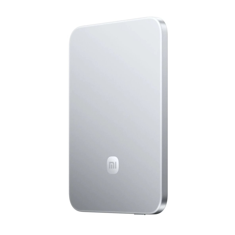 Xiaomi UltraThin magnetická powerbanka 5000 mAh, 15 W, farba Glacier Silver
