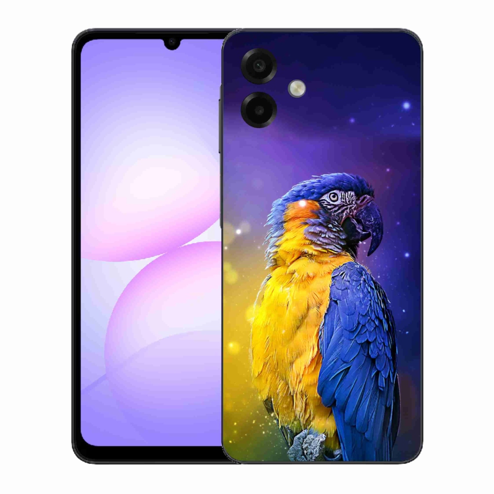 Gélový kryt mmCase na Samsung Galaxy A07 4G - papagáj ara 1