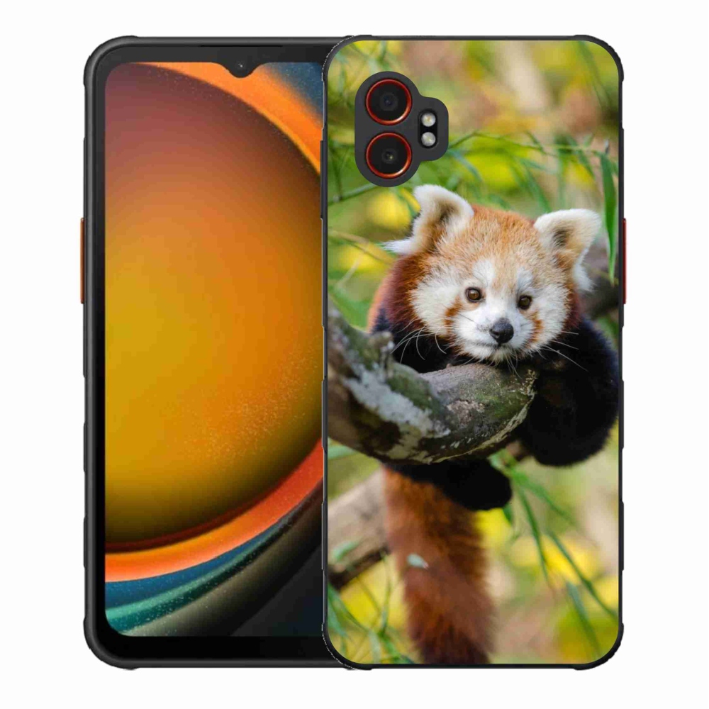 Gélový kryt mmCase na Samsung Galaxy Xcover 7 Pro - panda červená