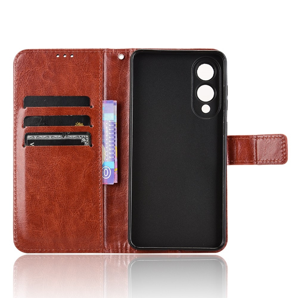 Crazy knižkové púzdro na Samsung Galaxy S25 Edge - hnedé