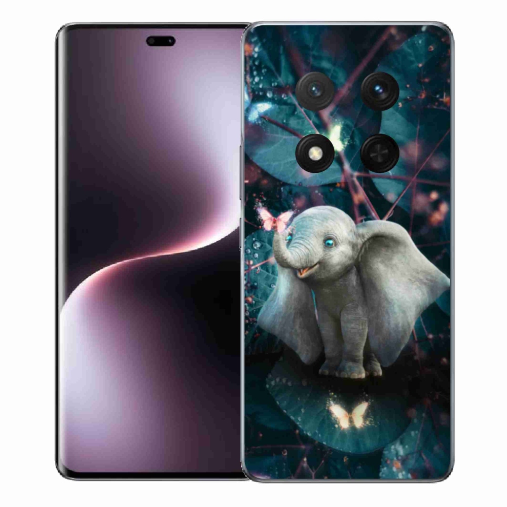 Gélový kryt mmCase na Honor Magic 7 Lite 5G - roztomilý slon