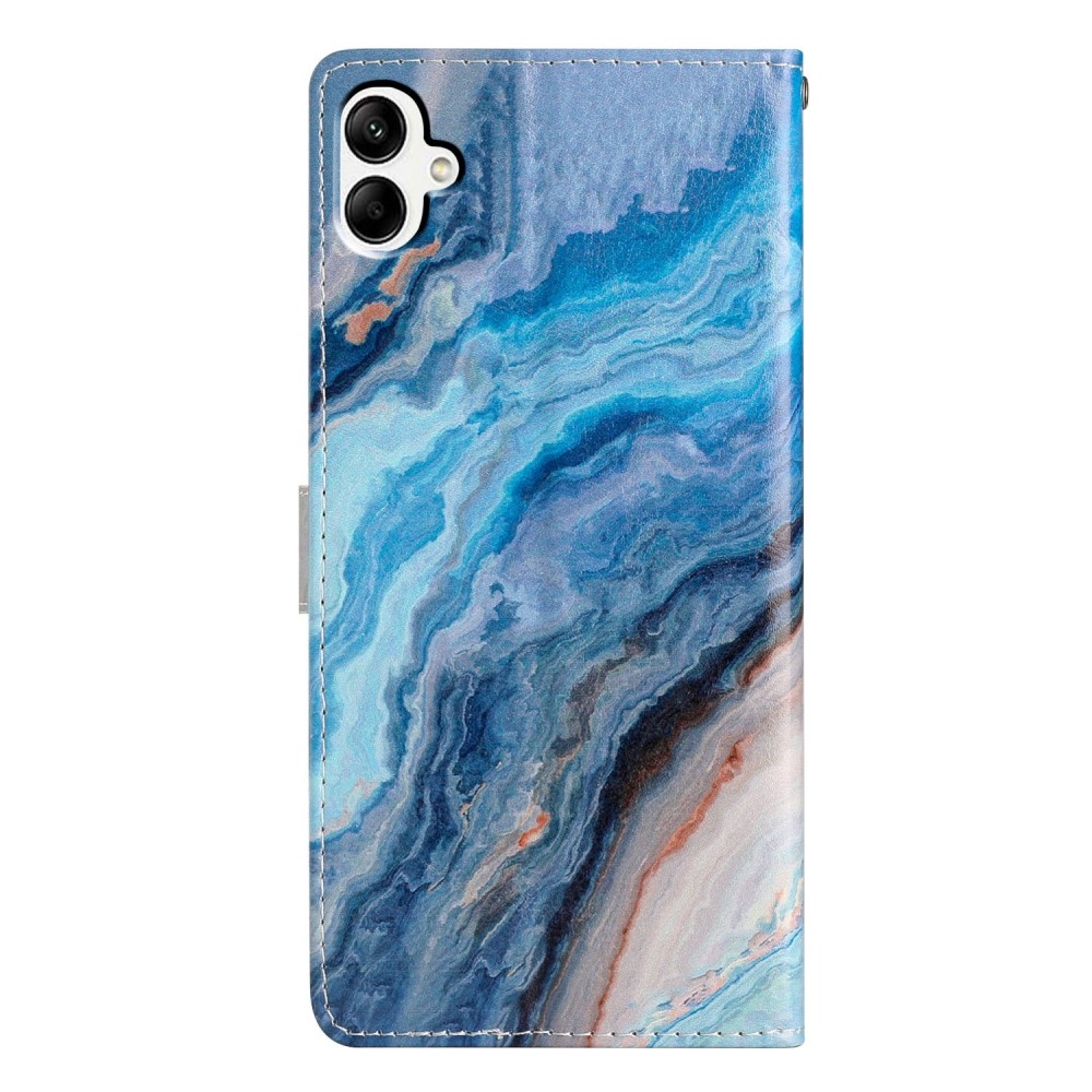 Unique knižkové púzdro na Samsung Galaxy A06 4G - modrý mramor