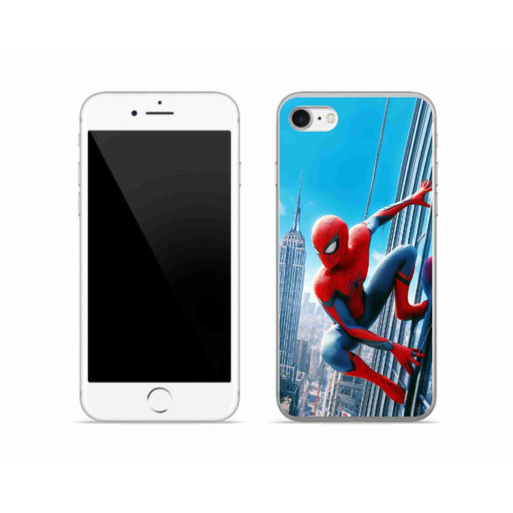 Gélový kryt mmCase na iPhone SE (2020) - spiderman