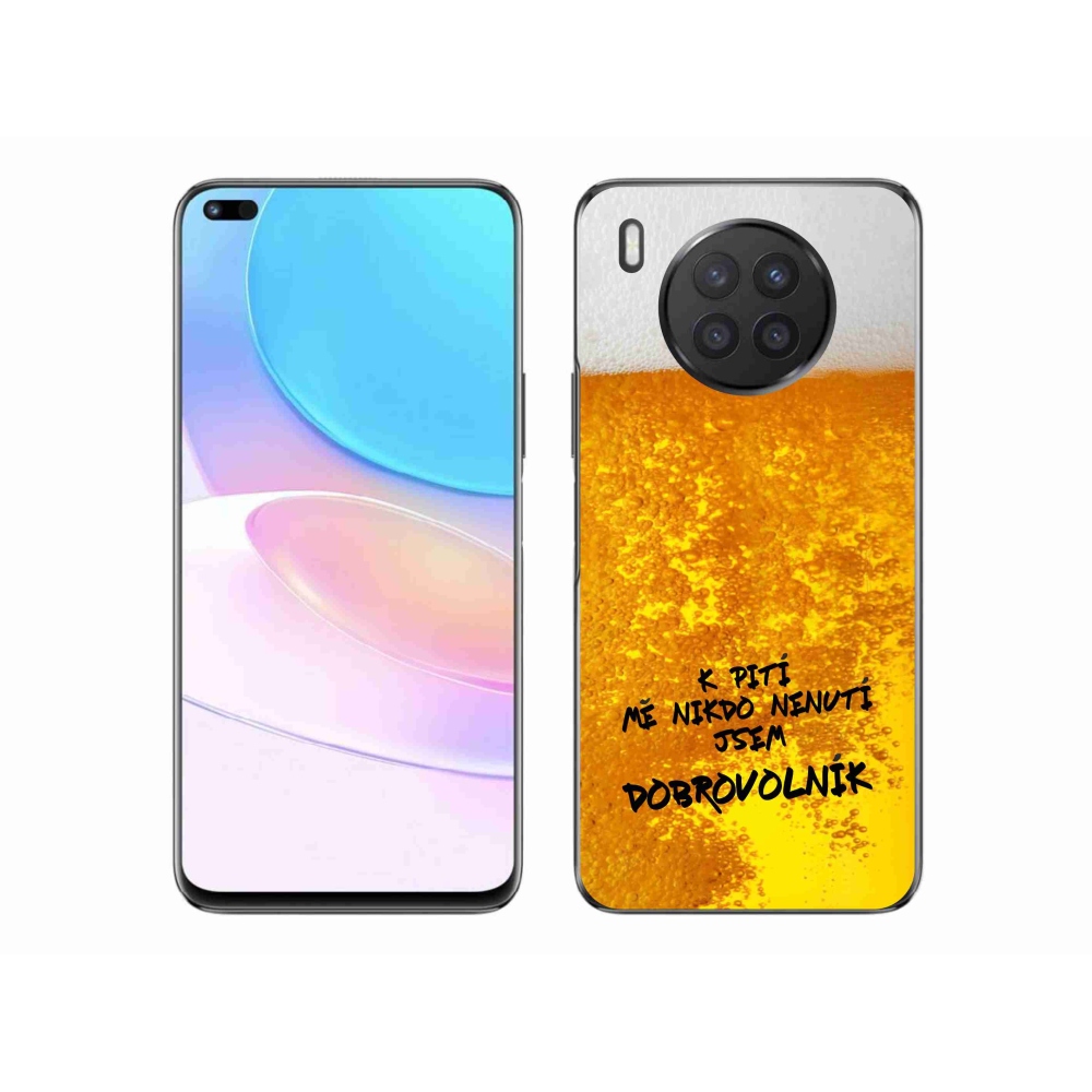 Gélový kryt mmCase na Honor 50 Lite - pivný motív 4
