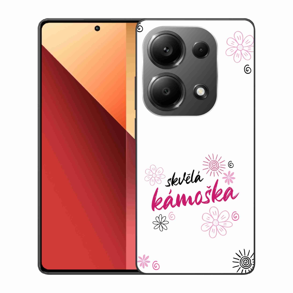 Gélový kryt mmCase na Xiaomi Redmi Note 13 Pro 4G/Poco M6 Pro - skvelá kamoška biele pozadie