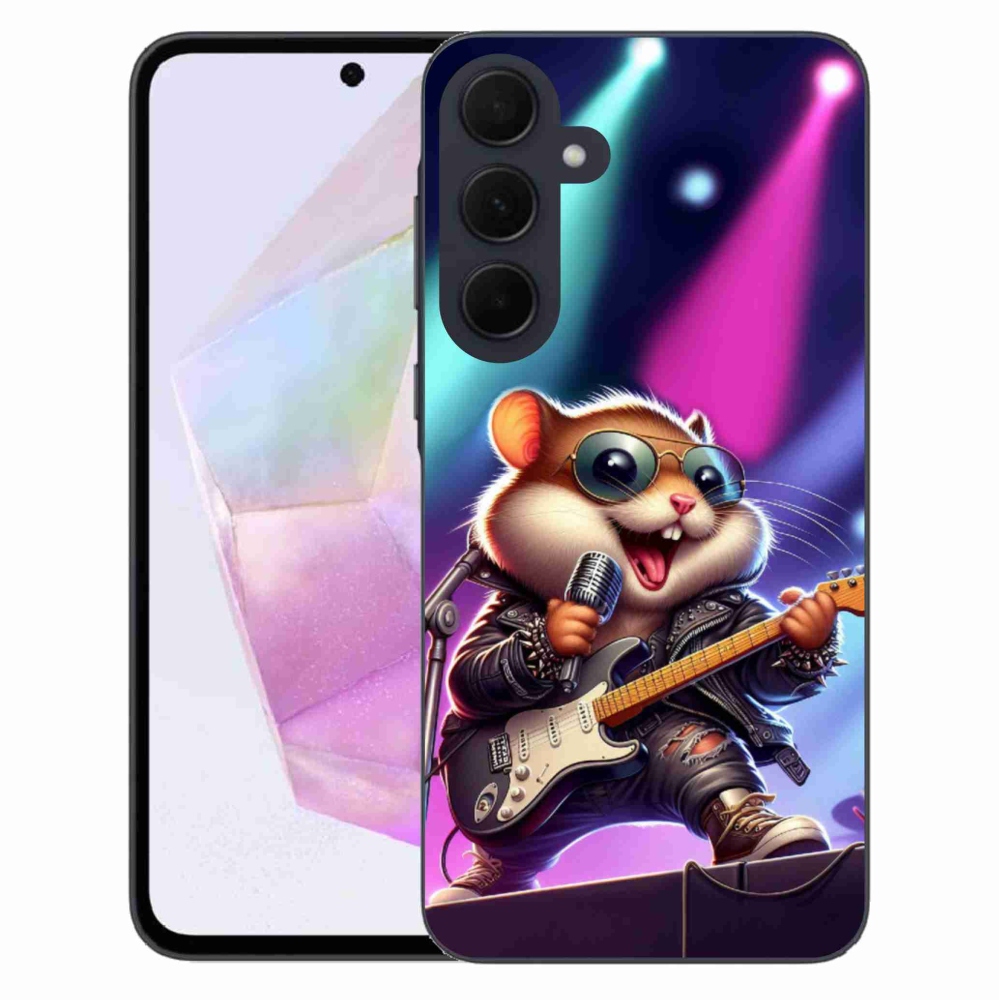 Gélový kryt mmCase na Samsung Galaxy A35 5G - škrečok rocker