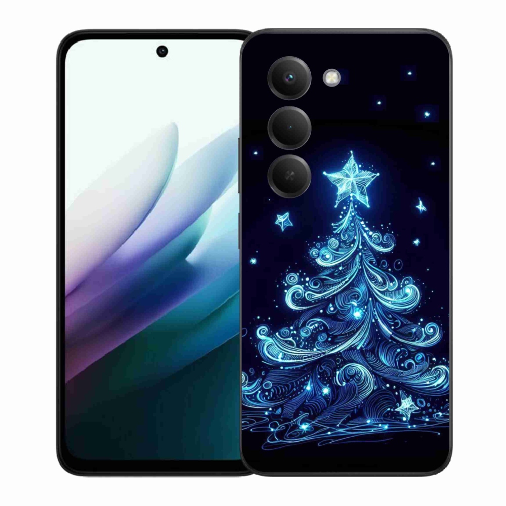 Gélový kryt mmCase na Xiaomi Redmi 15 4G/5G (171mm) - neónový vianočný stromček 4