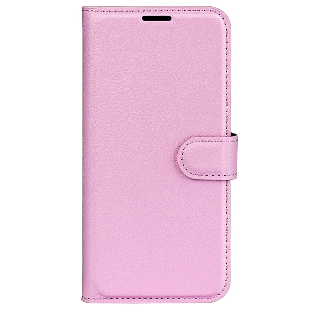 Litchi knižkové púzdro na Samsung Galaxy A25 5G - ružové