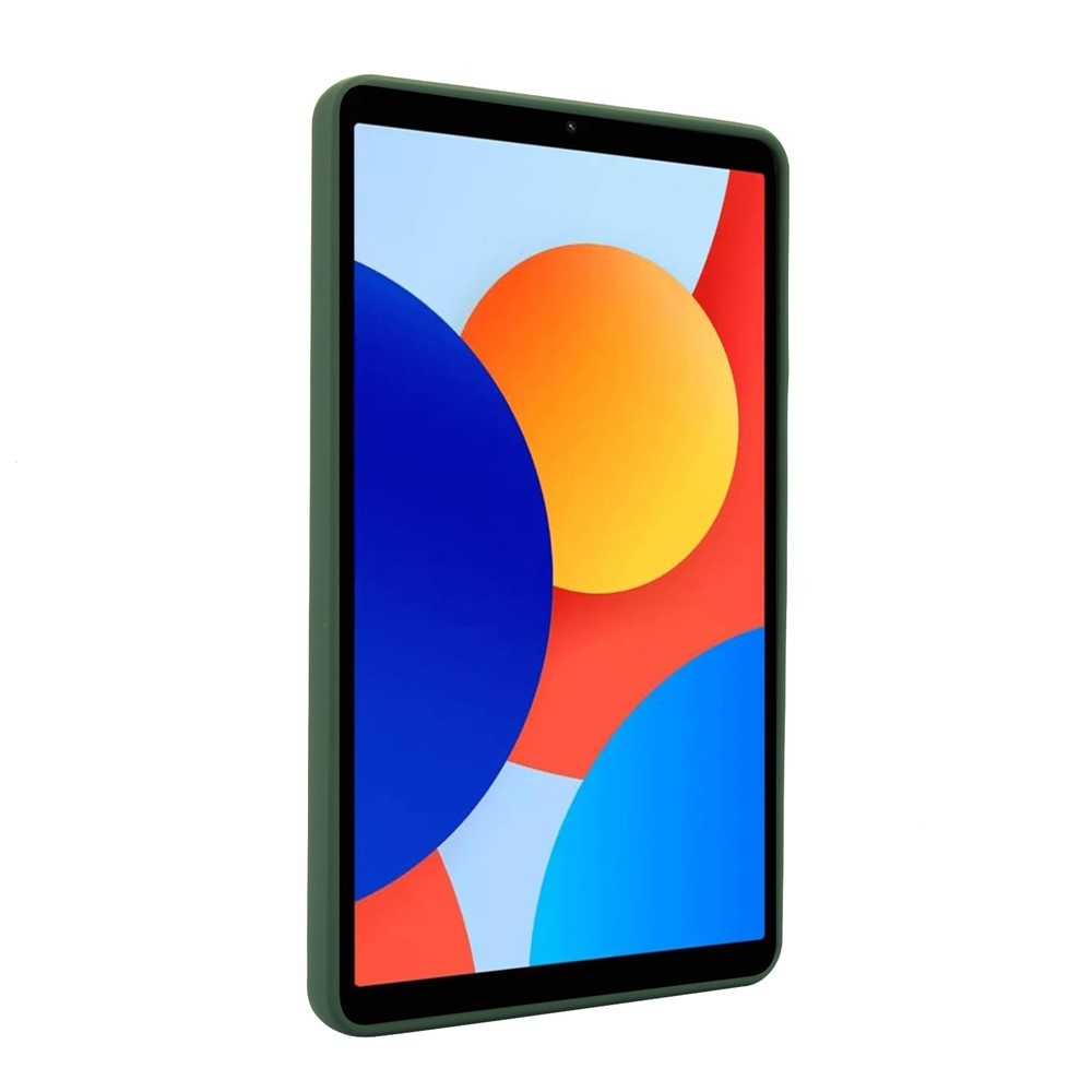 Skiny gélový obal s pevným chrbtom a výklopným stojanom na Xiaomi Redmi Pad SE 8.7 - zelený