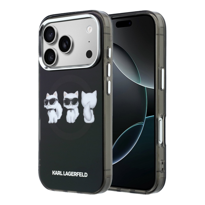 Karl Lagerfeld IML Choupette Trio Watercolor MagSafe zadný kryt pre iPhone 17 Pro