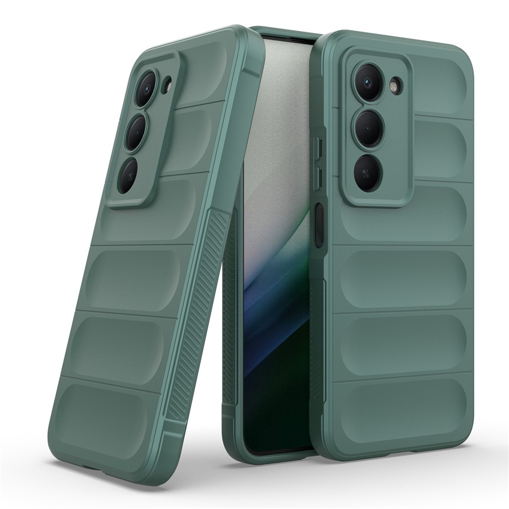 Rugg odolný gélový obal na Xiaomi Redmi 15 5G (169mm) - zelený