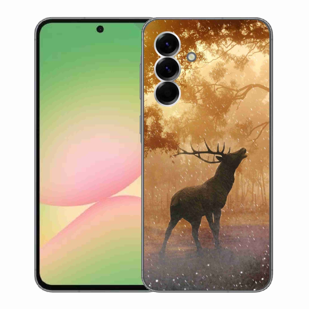 Gélový kryt mmCase na Samsung Galaxy A56 5G - jeleň v ruji