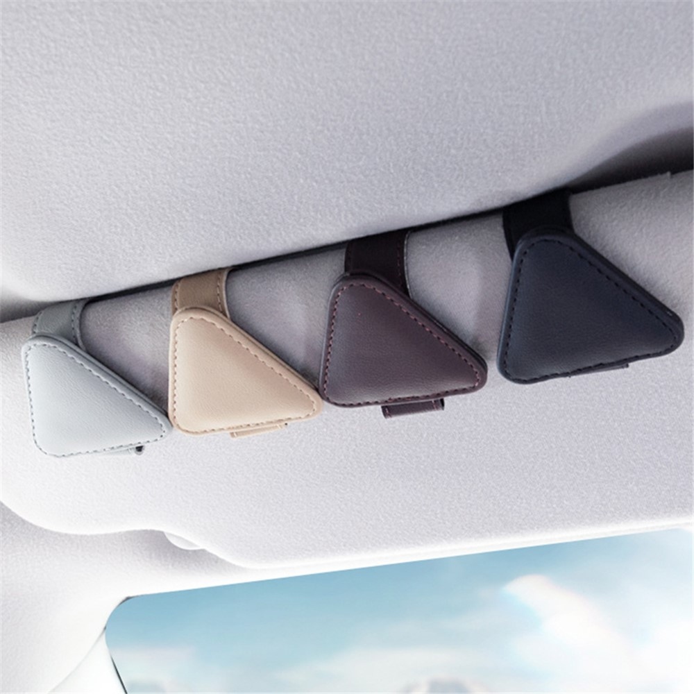 Magnetický klip na okuliare na uchytenie na slnečnú clonu - šedý