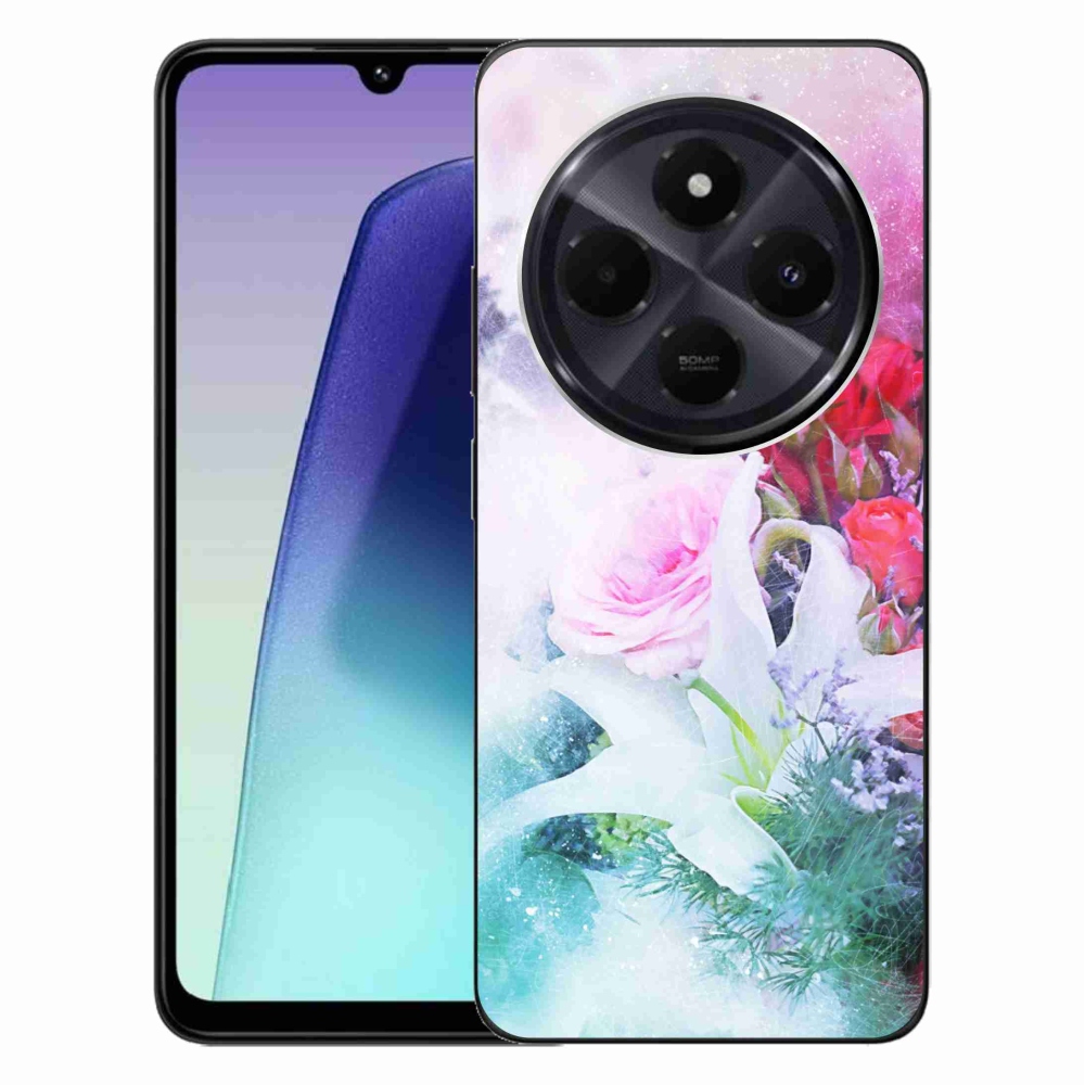 Gélový kryt mmCase na Xiaomi Redmi 14C/Poco C75 - kvety 4