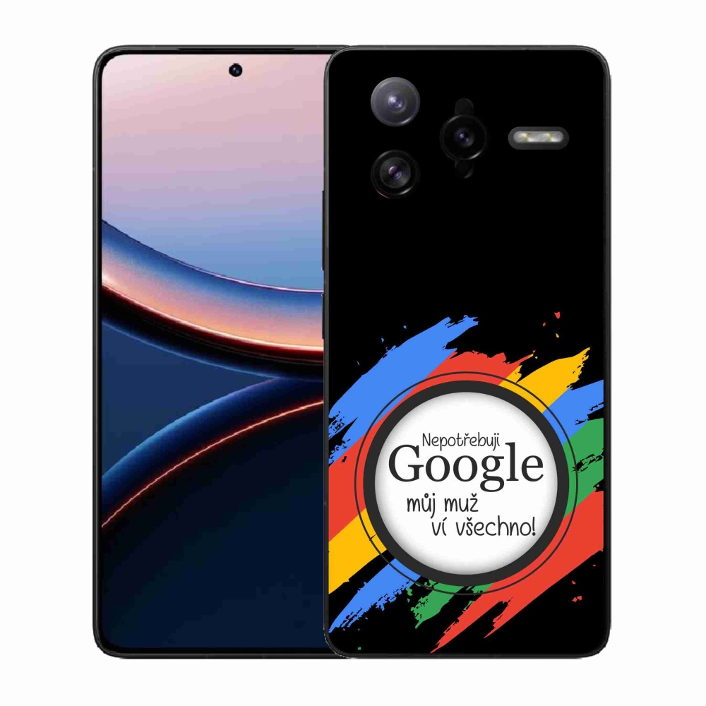 Gélový kryt mmCase na Xiaomi Poco F7 Ultra - muž vie všetko čierne pozadie