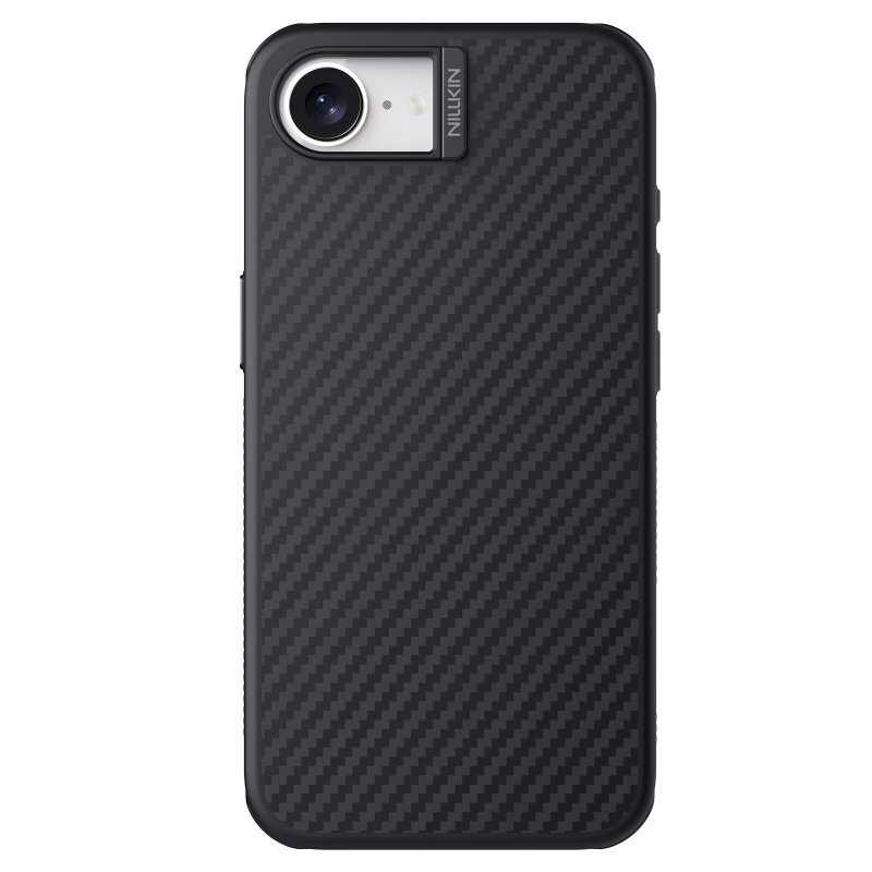 Nillkin Synthetic Fiber PRO Magnetic Zadný Kryt pre Apple iPhone 16e Black