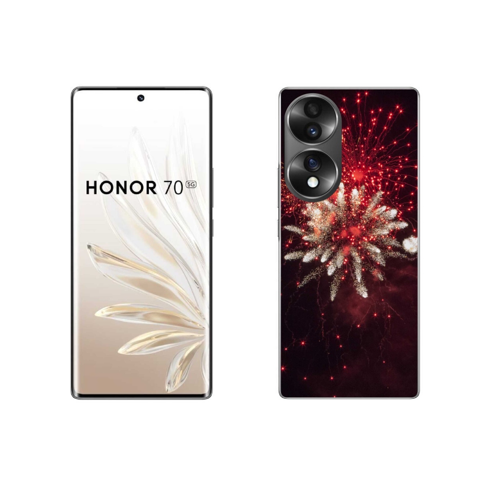 Gélový kryt mmCase na Honor 70 - ohňostroj