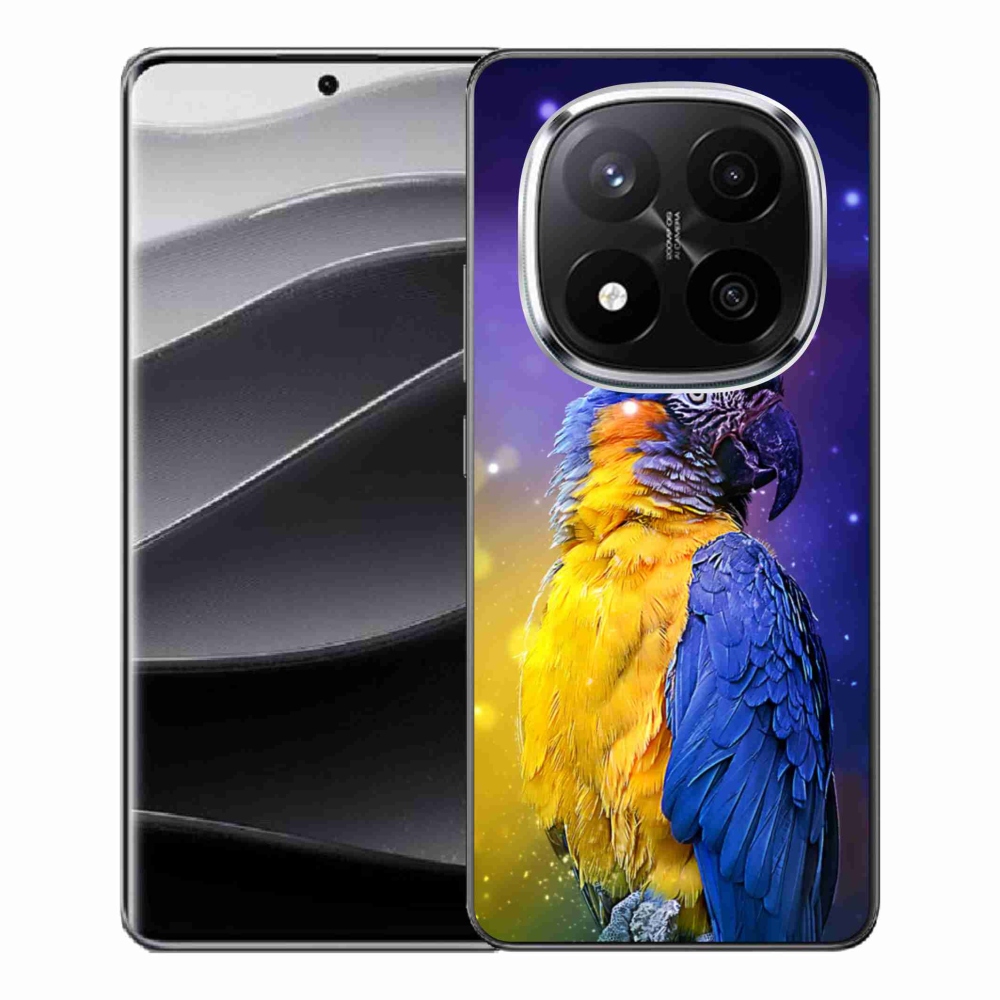 Gélový kryt mmCase na Xiaomi Redmi Note 14 Pro+ 5G - papagáj ara 1