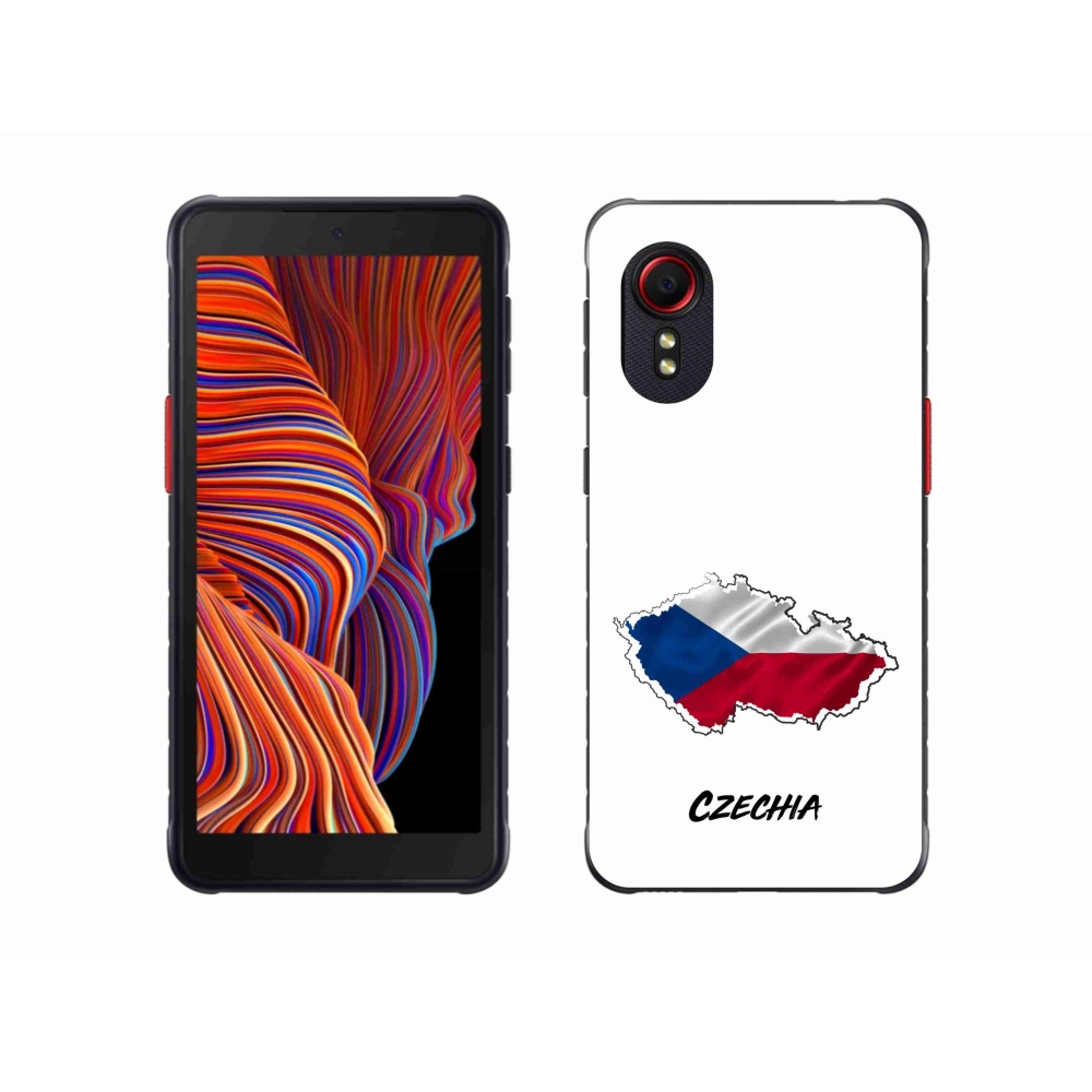 Gélový kryt mmCase na Samsung Galaxy Xcover 5 - Czechia biele pozadie