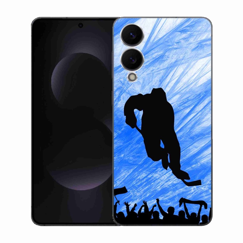 Gélový kryt mmCase na Samsung Galaxy S25 Edge - hokejový hráč