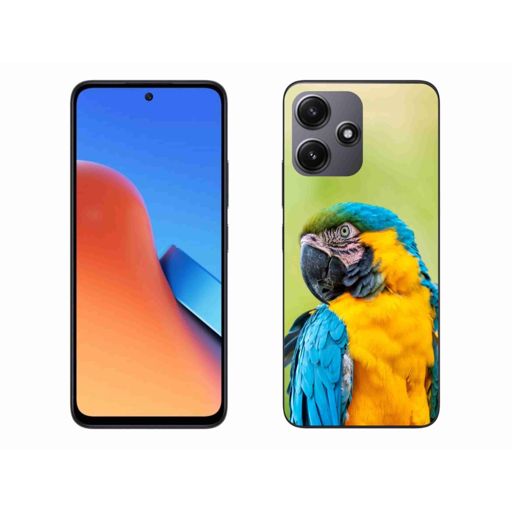 Gélový obal mmCase na Xiaomi Redmi 12 5G - papagáj ara 2