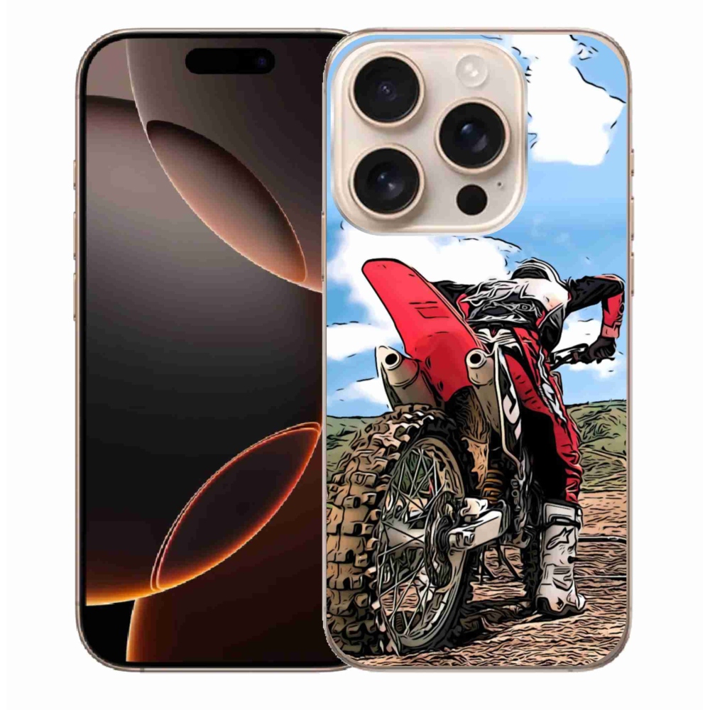 Gélový kryt mmCase na iPhone 16 Pro Max - moto