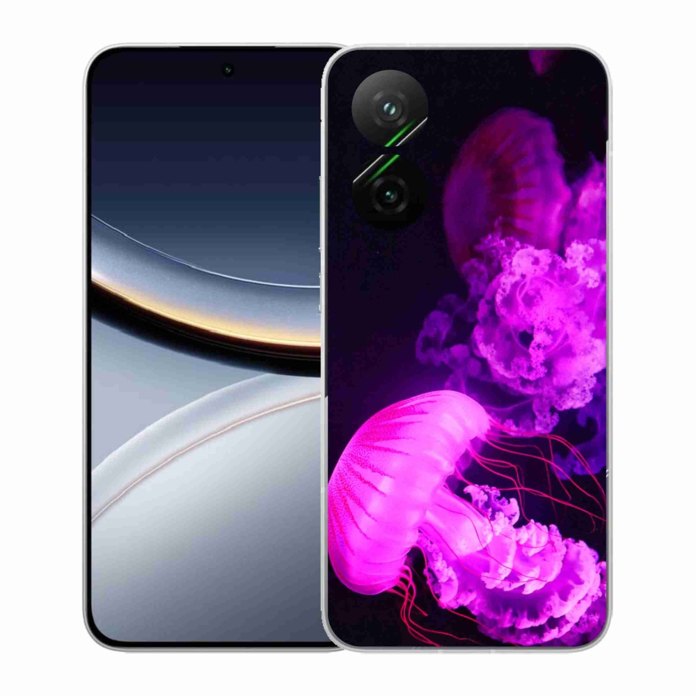 Gélový kryt mmCase na Xiaomi Poco F7 5G - medúza 1