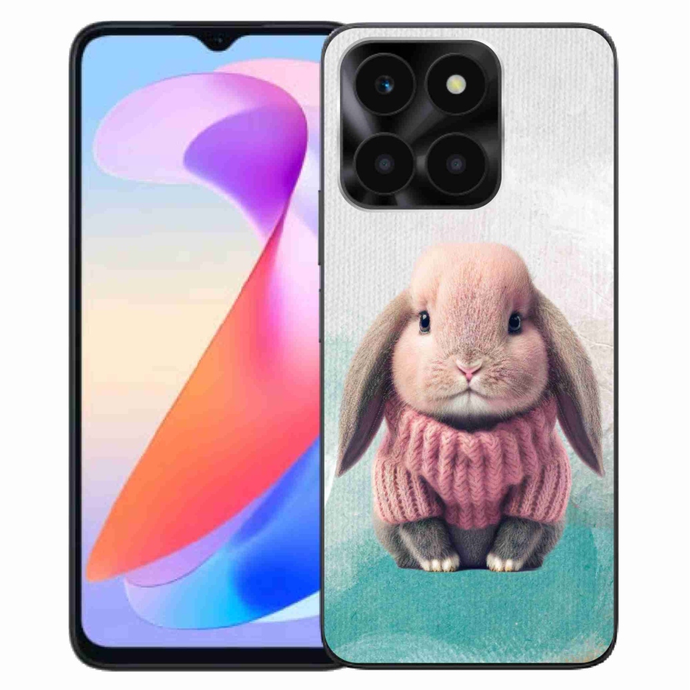 Gélový kryt mmCase na Honor X6a - zajačik vo svetri