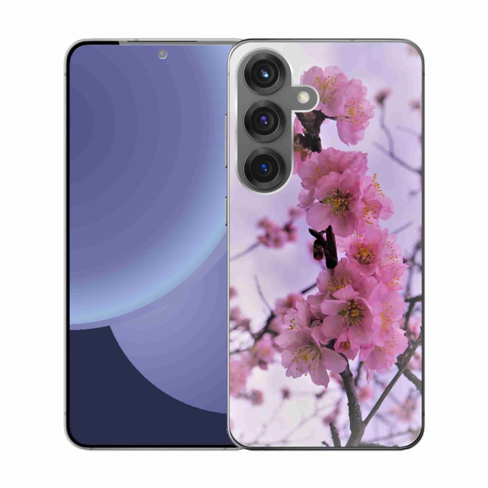 Gélový kryt mmCase na Samsung Galaxy S25 - kvety 7