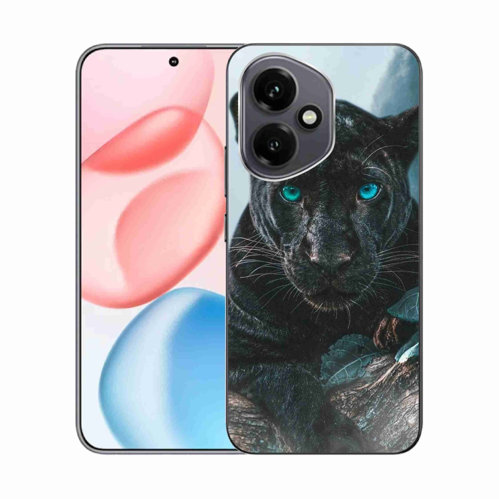 Gélový kryt mmCase na Honor 400 - čierny panter