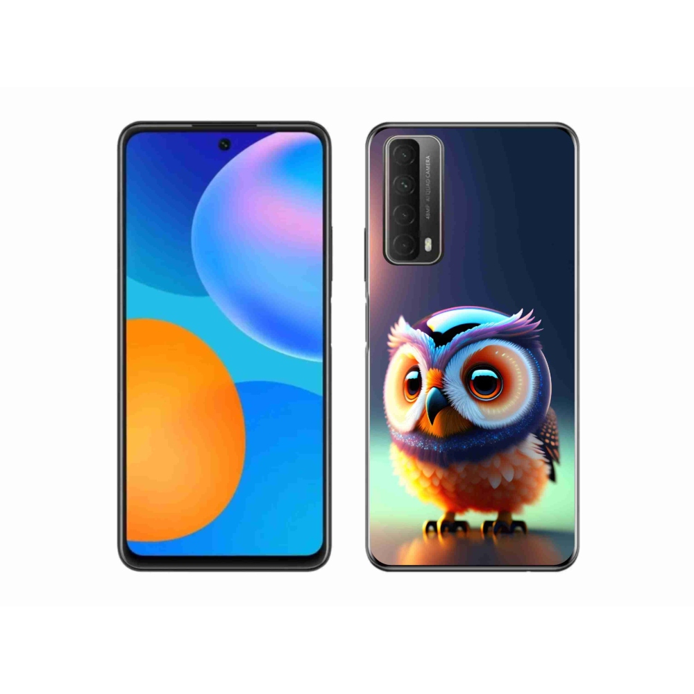 Gelový kryt mmCase na Huawei P Smart (2021) - sovička