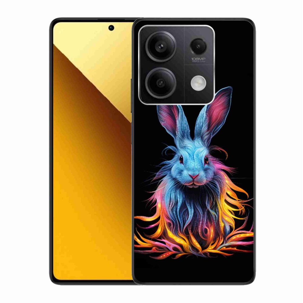 Gélový kryt mmCase na Xiaomi Redmi Note 13 5G - abstraktný zajac