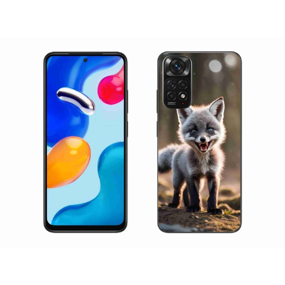 Gélový kryt mmCase na Xiaomi Redmi Note 11 4G - rozzúrená líška
