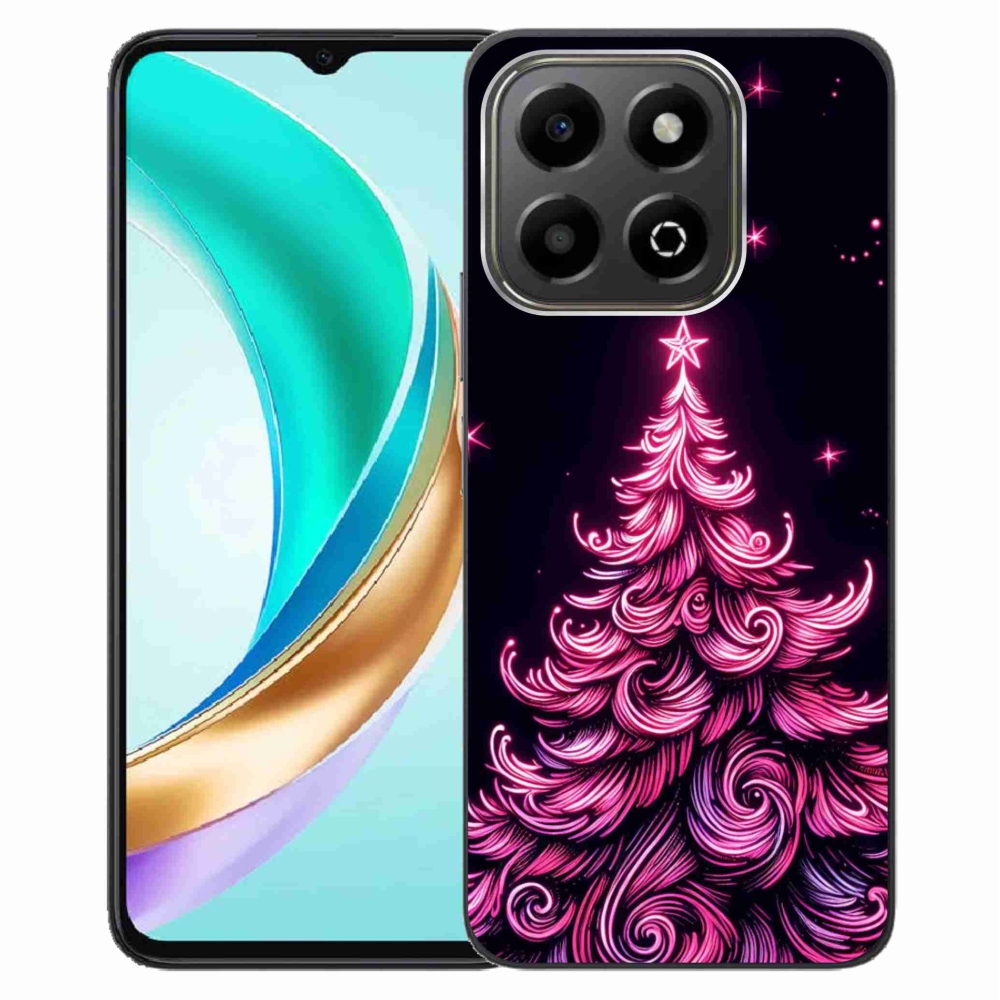 Gélový kryt mmCase na Honor X6b - neónový vianočný stromček 2