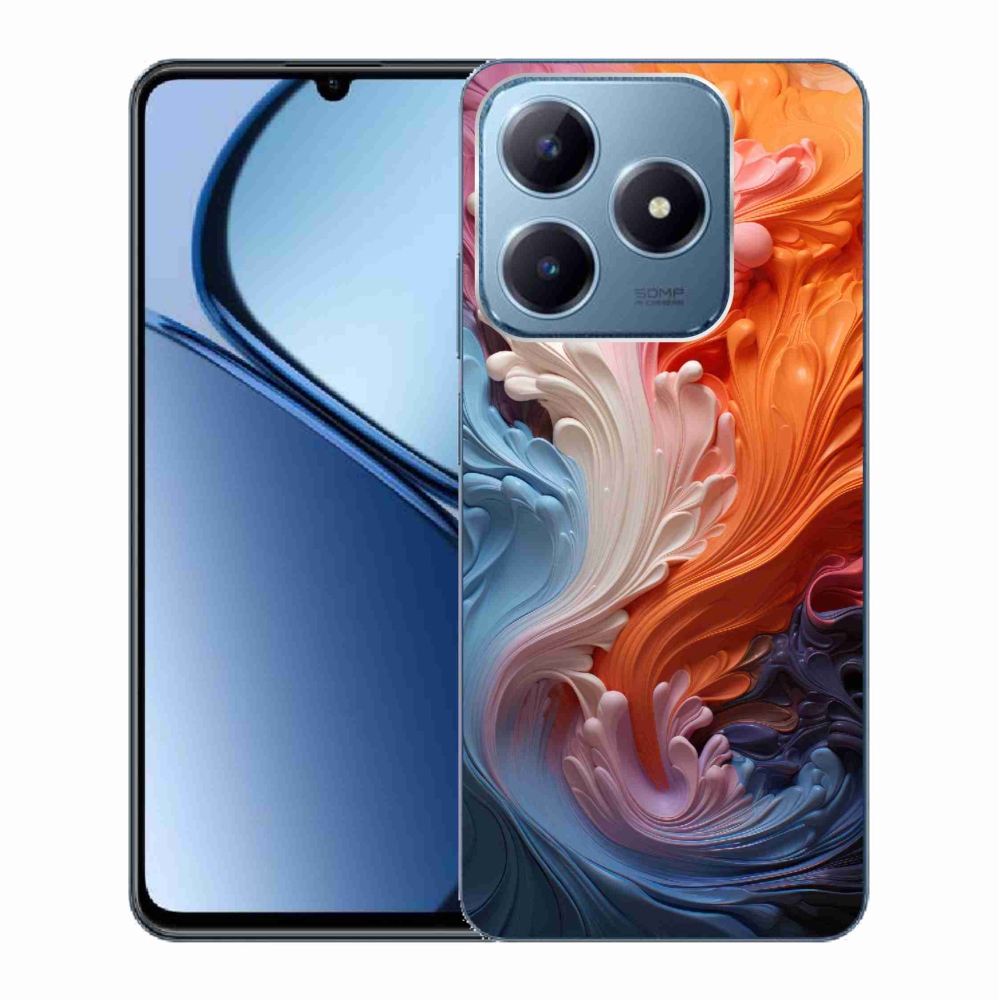 Gélový kryt mmCase na Realme C63 - abstraktný motív 8