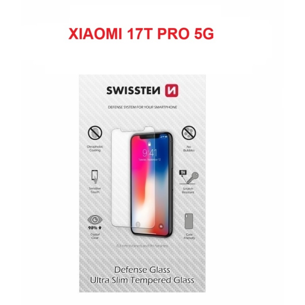 2.5D Swissten tvrdené sklo na Xiaomi 17T Pro