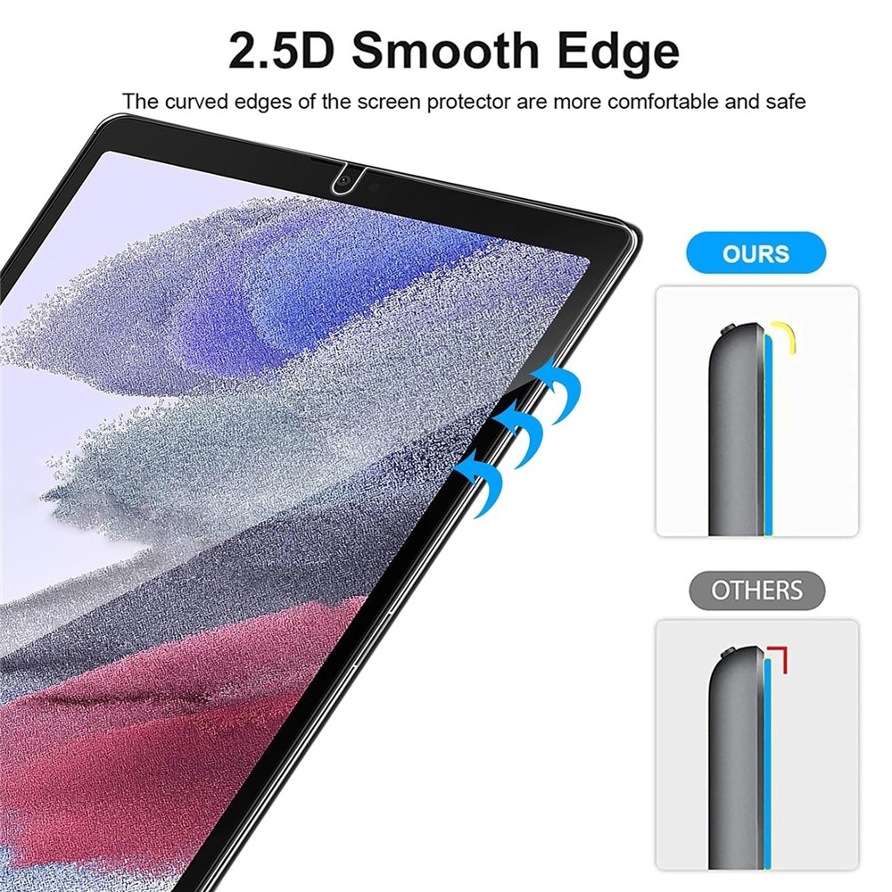 2.5D tvrdené sklo na tablet Samsung Galaxy Tab A11/Tab A9 - 2ks